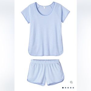 LAKE Pajamas “Pima Shorts Set in Hydrangea”